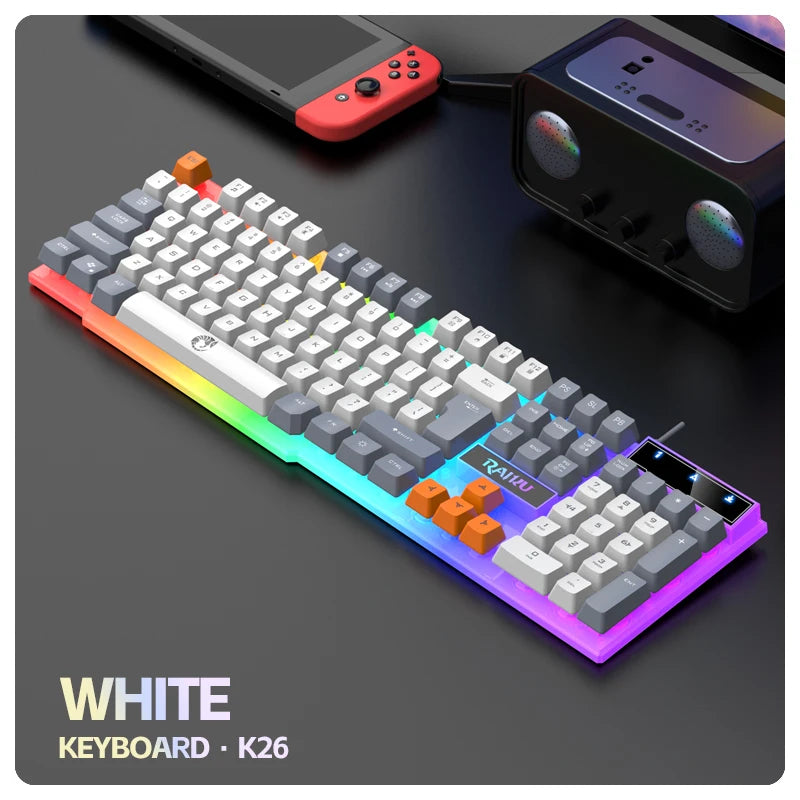 RAIKU T26 Combo Gamer RGB