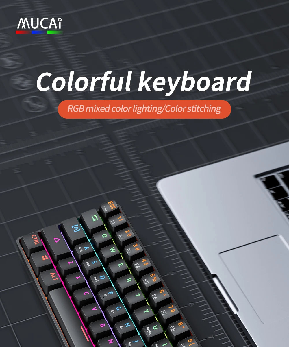 Teclado Gamer MK61 RGB