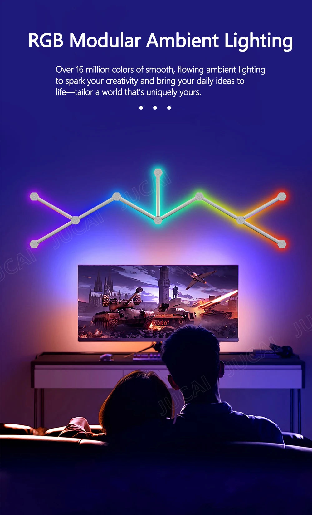 Lámparas RGB Gamer Wall Light