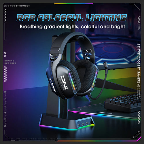Audífonos Gamer ONIKUMA GT808 RGB