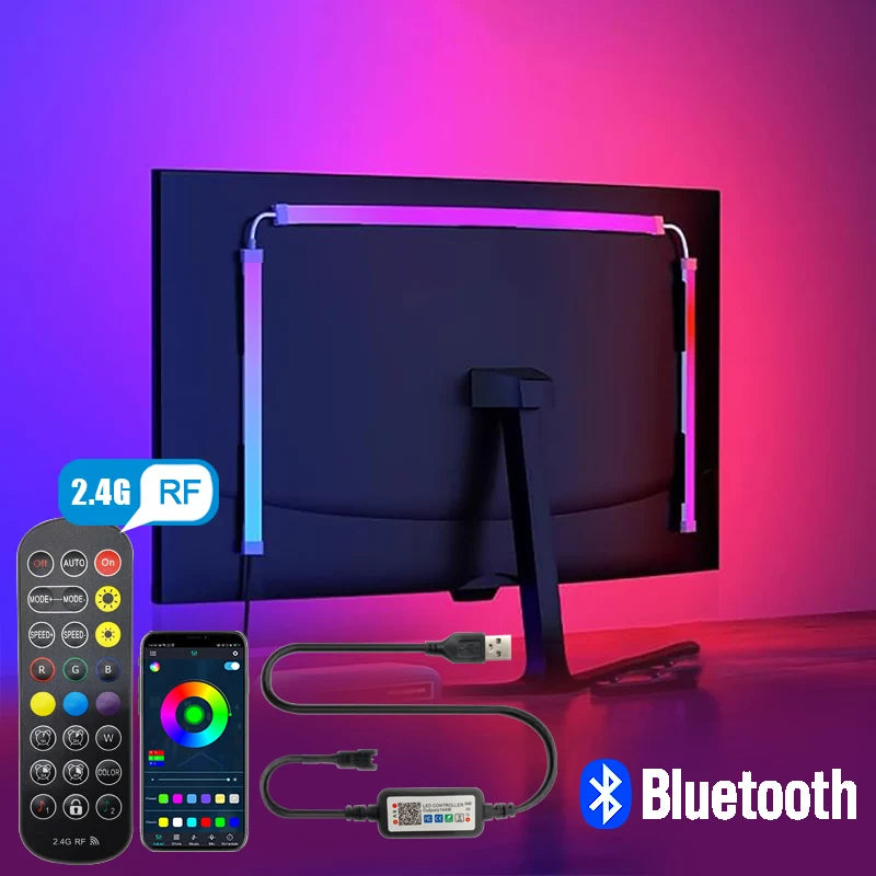 Luces LED RGBIC Gamer para Monitor