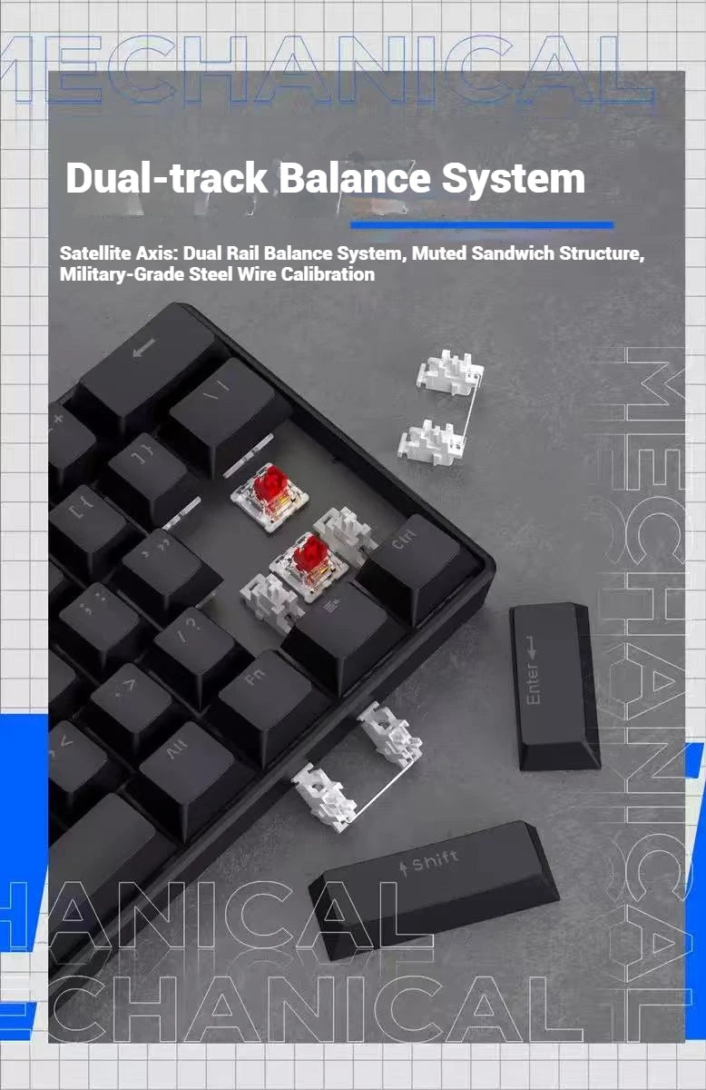 Teclado Gamer RGB 60%